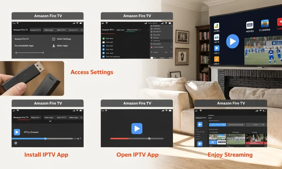 configurer iptv firestick